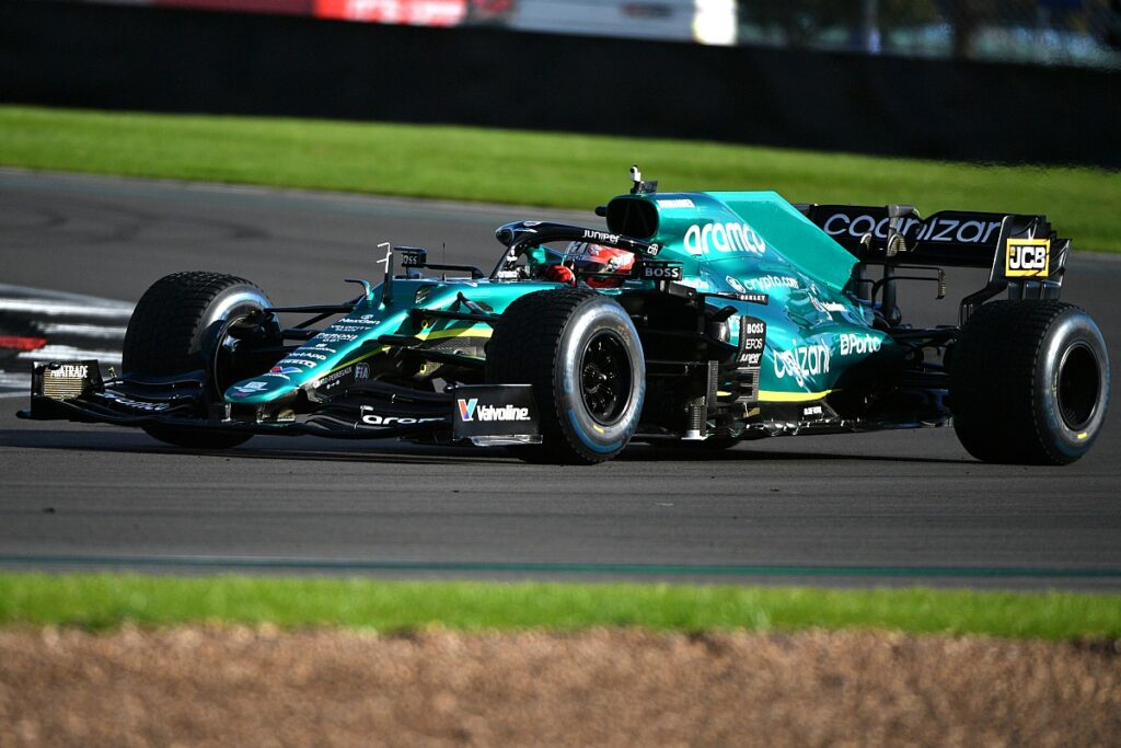 AMABA winner Browning completes Aston Martin F1 prize test at Silverstone