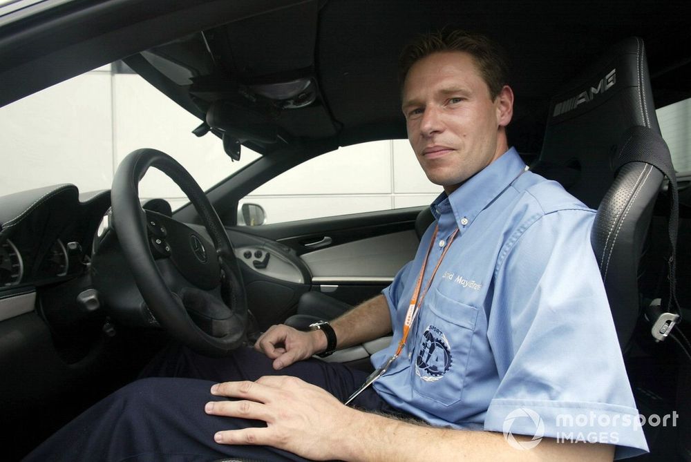 Bernd Maylander, the driver of the Safety Car, 2002 Malaysian Grand Prix