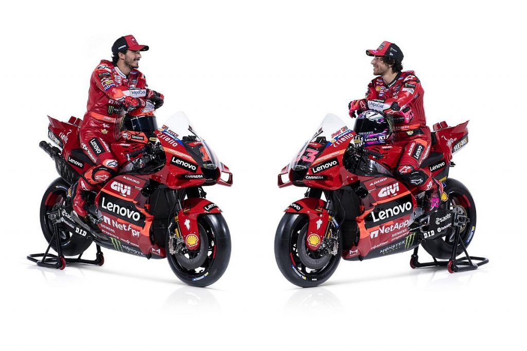MotoGP champion Bagnaia to race #1 as Ducati reveals 2023 colours MotoGP champion Bagnaia to race #1 as Ducati reveals 2023 colours