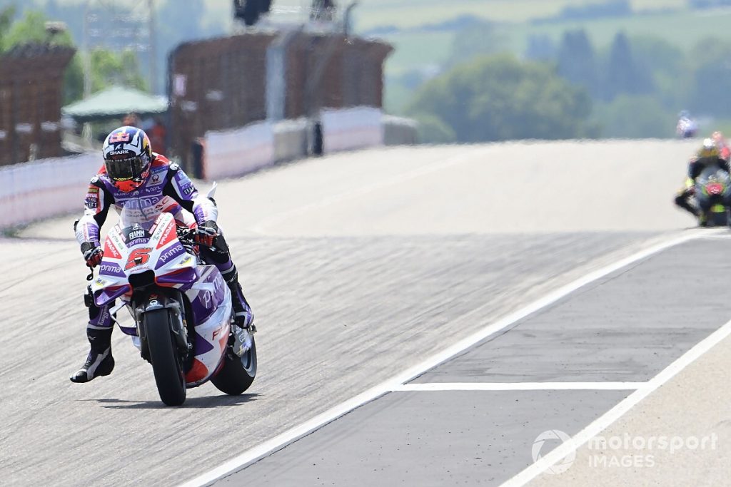 Zarco «almost crashed» in Germany MotoGP thinking about leaders falling Zarco «almost crashed» in Germany MotoGP thinking about leaders falling