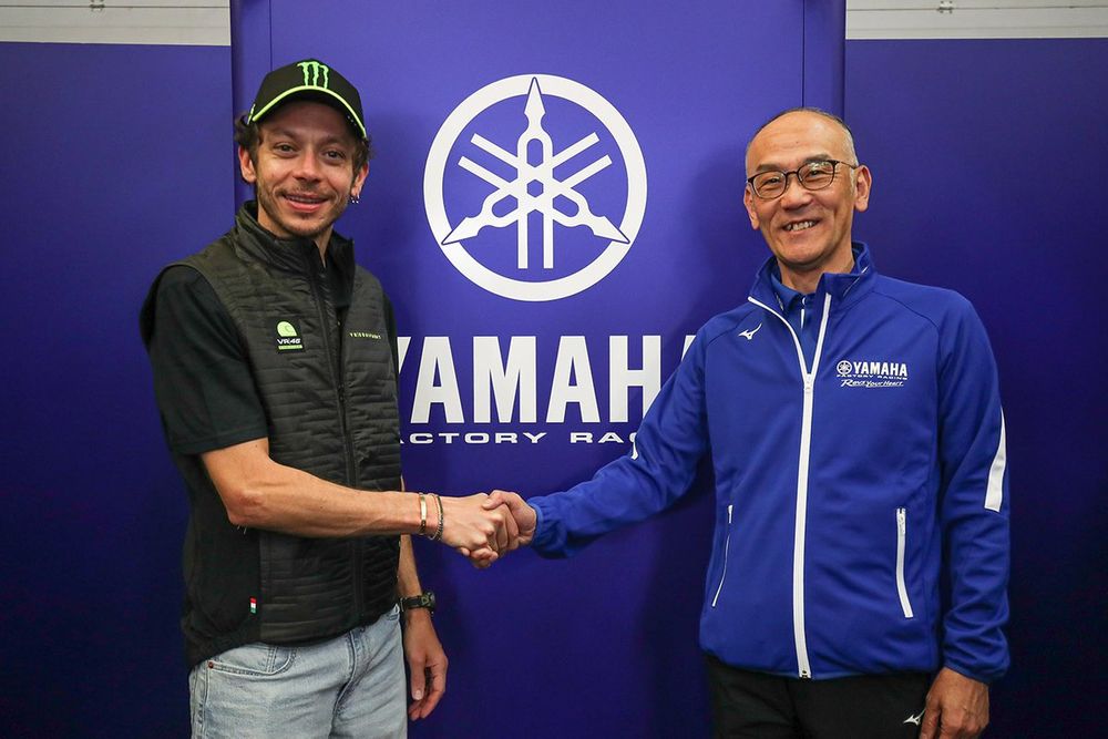 Valentino Rossi, Yamaha Brand Ambassador with Tetsu Ono
