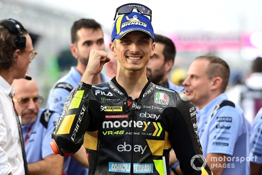 Marini snatches pole, Bagnaia heads Martin