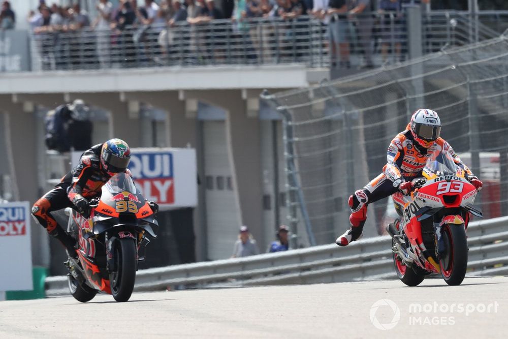 Marc Marquez, Repsol Honda Team, Brad Binder, Red Bull KTM Factory Racing