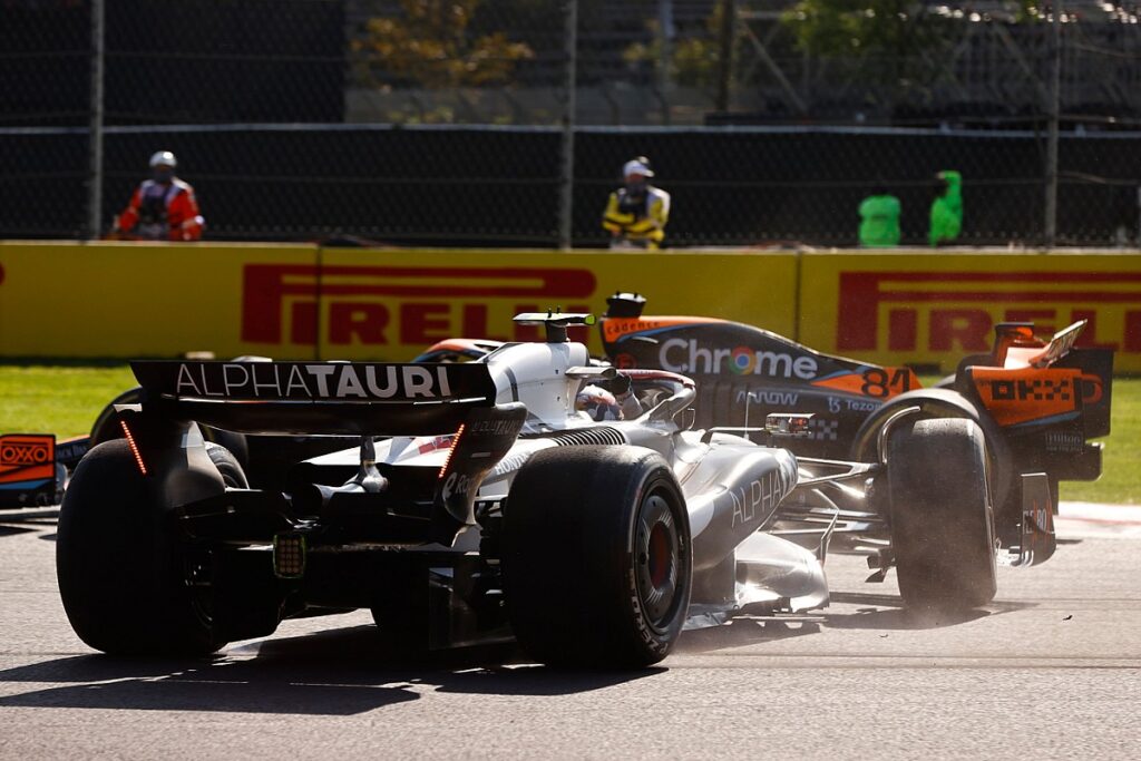 Piastri’s F1 Mexico GP compromised by damage from Tsunoda clash