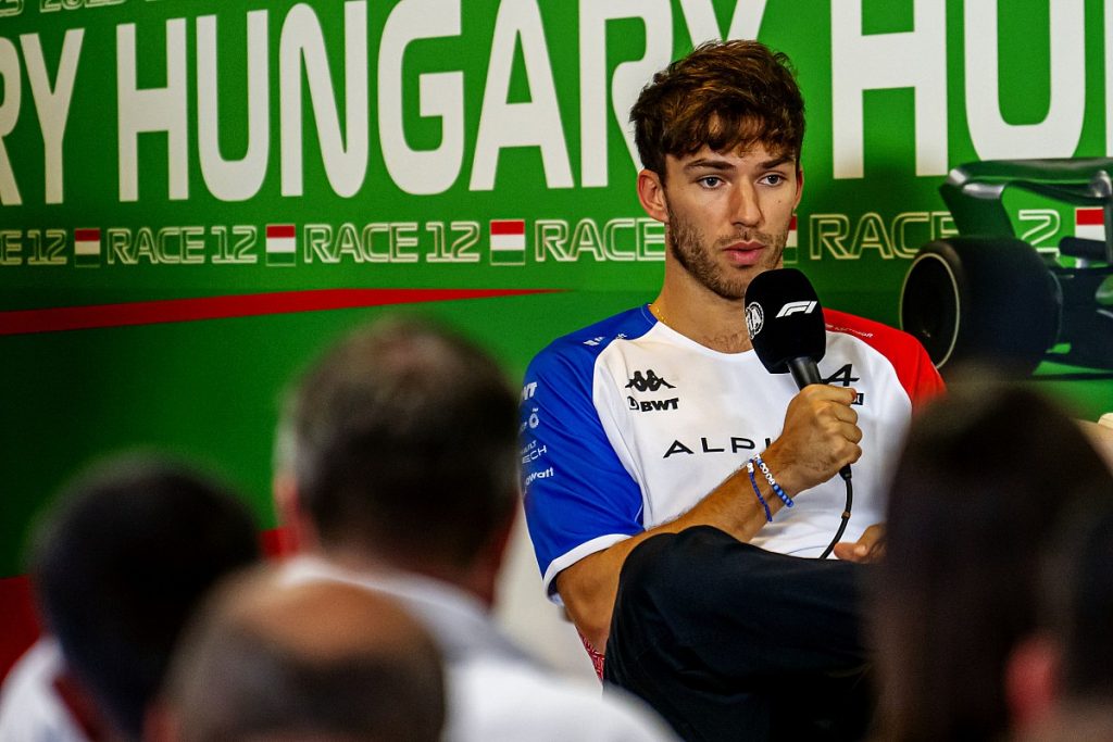 Alpine F1 driver Gasly admits to «contradictory» emotions over racing at Spa Alpine F1 driver Gasly admits to «contradictory» emotions over racing at Spa