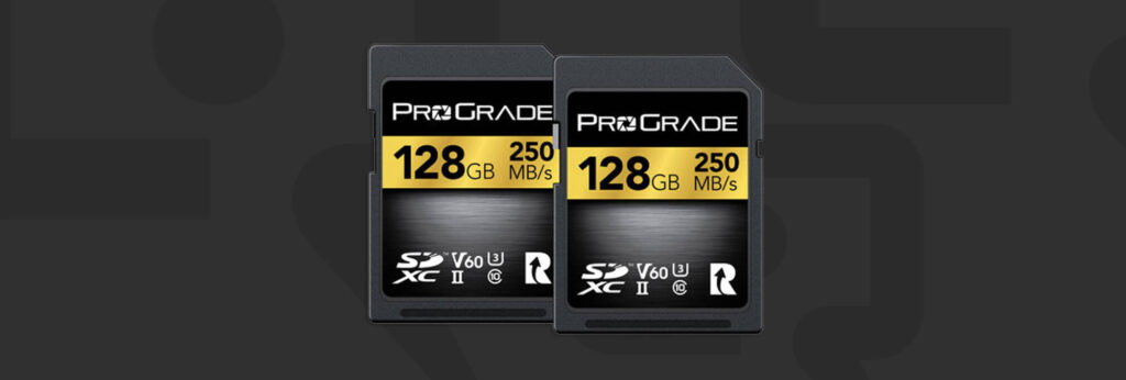 Save 23% on Prograde 128GB & 256GB SDXC V60 Two-Packs