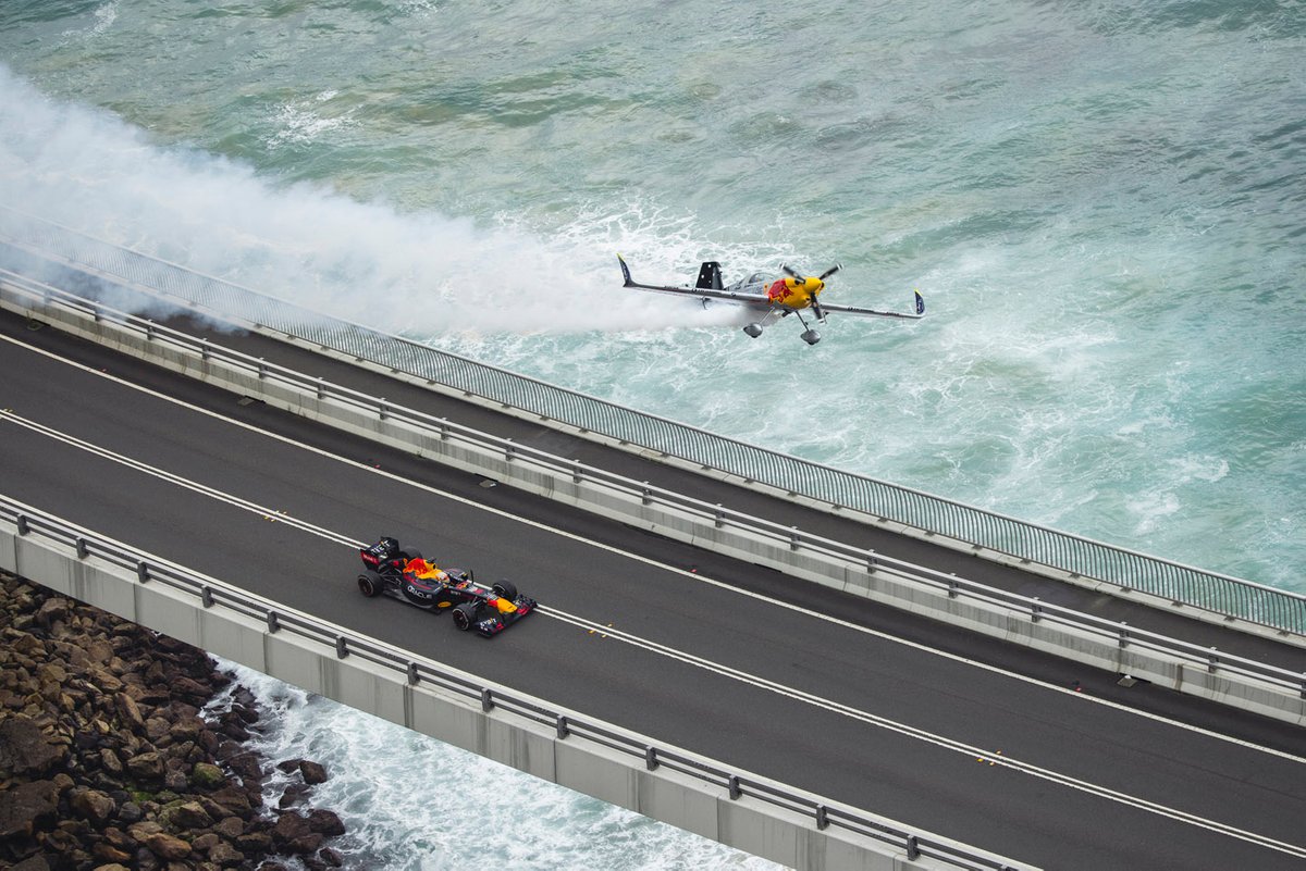 He may not have a race drive this year, but being back in the Red Bull family has brought Ricciardo some fun gigs of late.