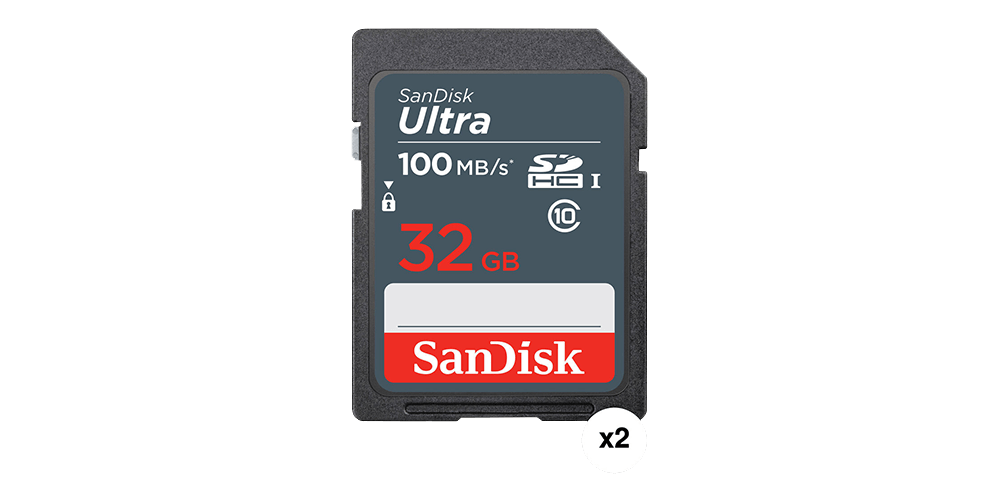 SanDisk 32GB Ultra SDHC 2-Pack 9,99 $