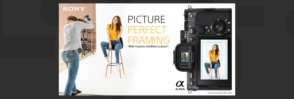 Sony Announces Custom Gridline License Available for Alpha Camera Bodies