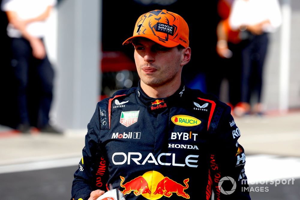 Max Verstappen, Red Bull Racing, in Parc Ferme after Qualifying