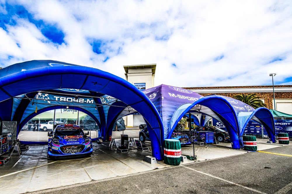 M-Sport Ford World Rally Team area