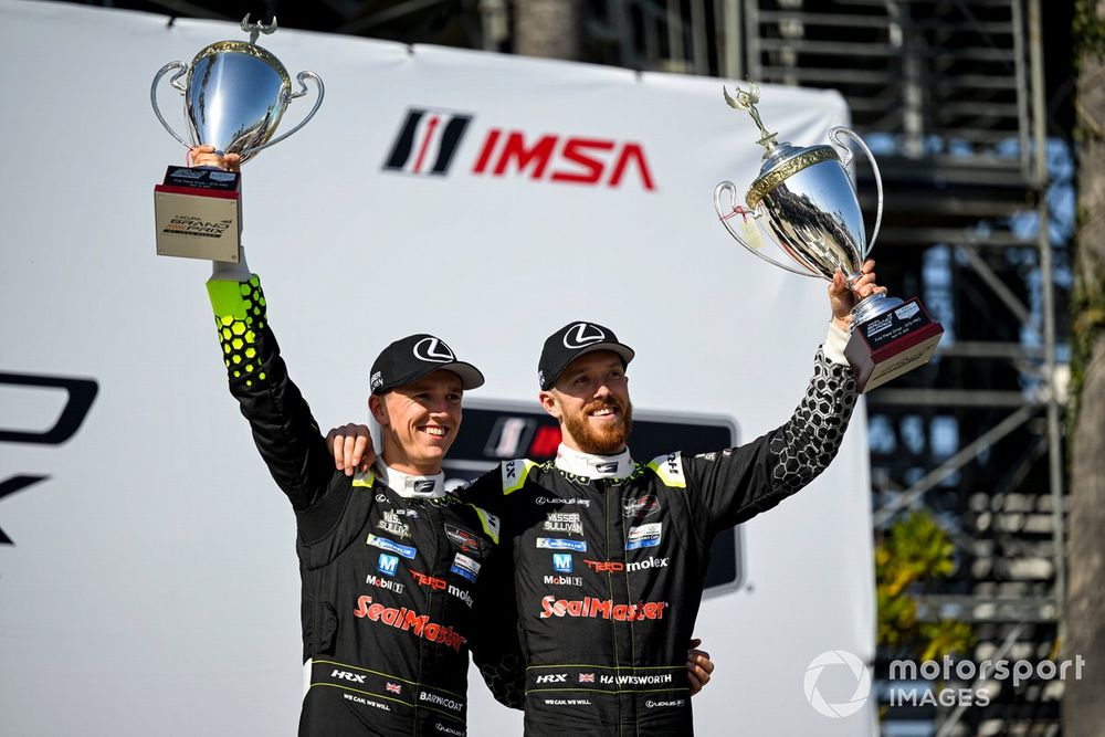 Barnicoat and Hawksworth have been podium ever-presents in IMSA races this year
