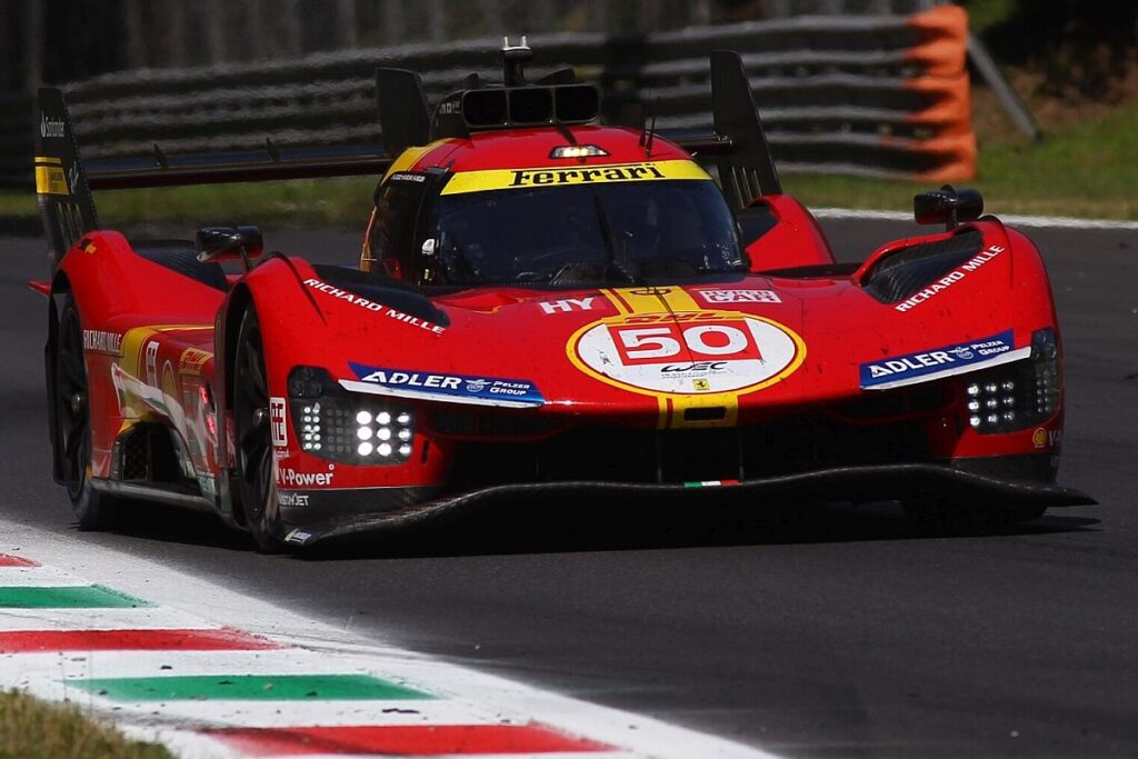 Ferrari leads first practice from Peugeot