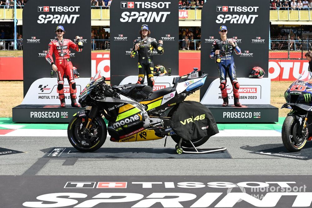 Francesco Bagnaia, Ducati Team, Marco Bezzecchi, VR46 Racing Team, Fabio Quartararo, Yamaha Factory Racing