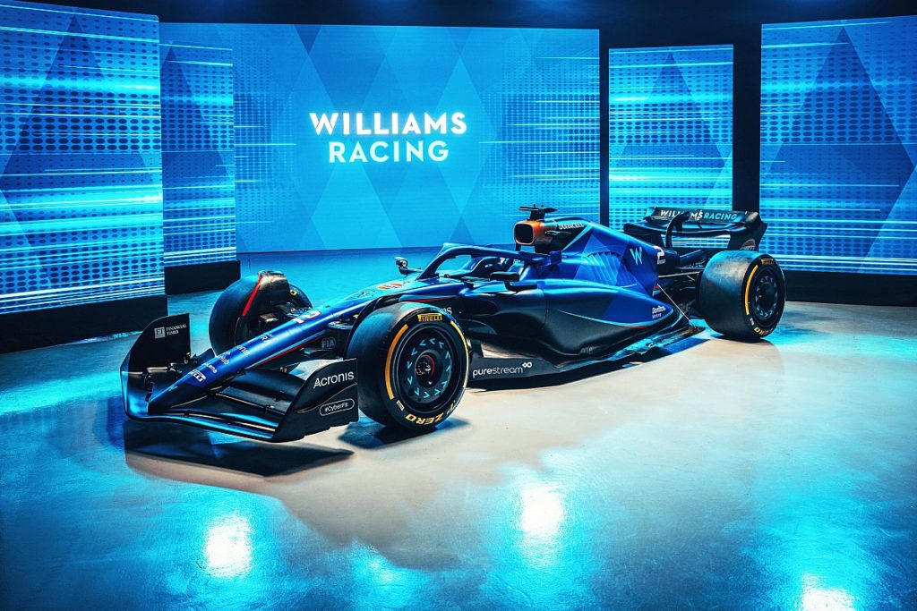 Williams раскрыла ливрею машины 2023 года Williams раскрыла ливрею машины 2023 года