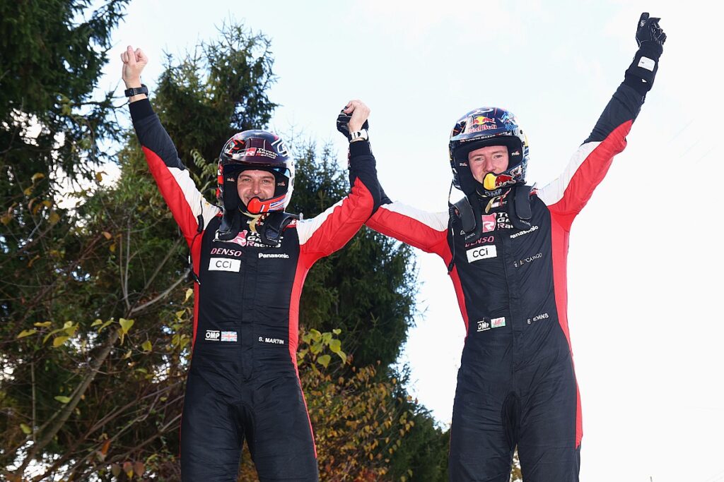 Victory in dream Toyota WRC result “special” for Evans Victory in dream Toyota WRC result “special” for Evans
