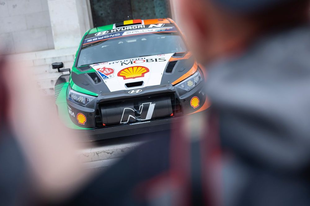 Car of Thierry Neuville, Martijn Wydaeghe, Hyundai World Rally Team Hyundai i20 N Rally1 in memory of Craig Breen