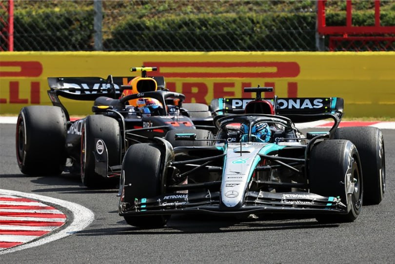 Рассел: Mercedes впереди Ferrari, и не слишком далеко от Red Bull