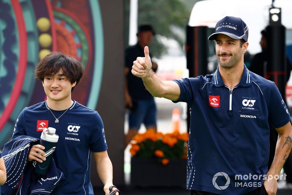 Yuki Tsunoda, Scuderia AlphaTauri Daniel Ricciardo, Scuderia AlphaTauri 