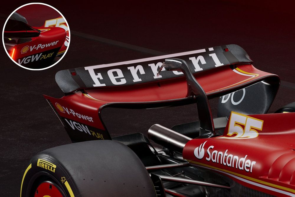 Ferrari SF-24 rear wing