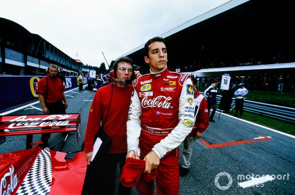 Wilson struck up a strong bond with his Nordic team over two years with the team that culminated in the 2001 F3000 title