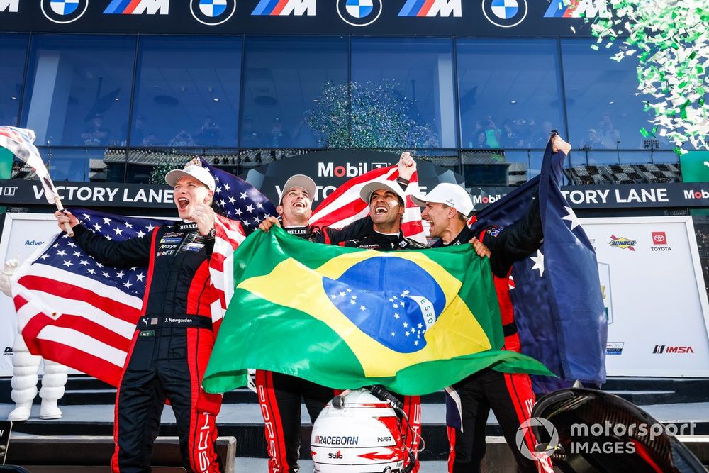 Rolex 24 winners: #7 Team Penske Motorsport Porsche 963: Dane Cameron, Felipe Nasr, Matt Campbell, Josef Newgarden