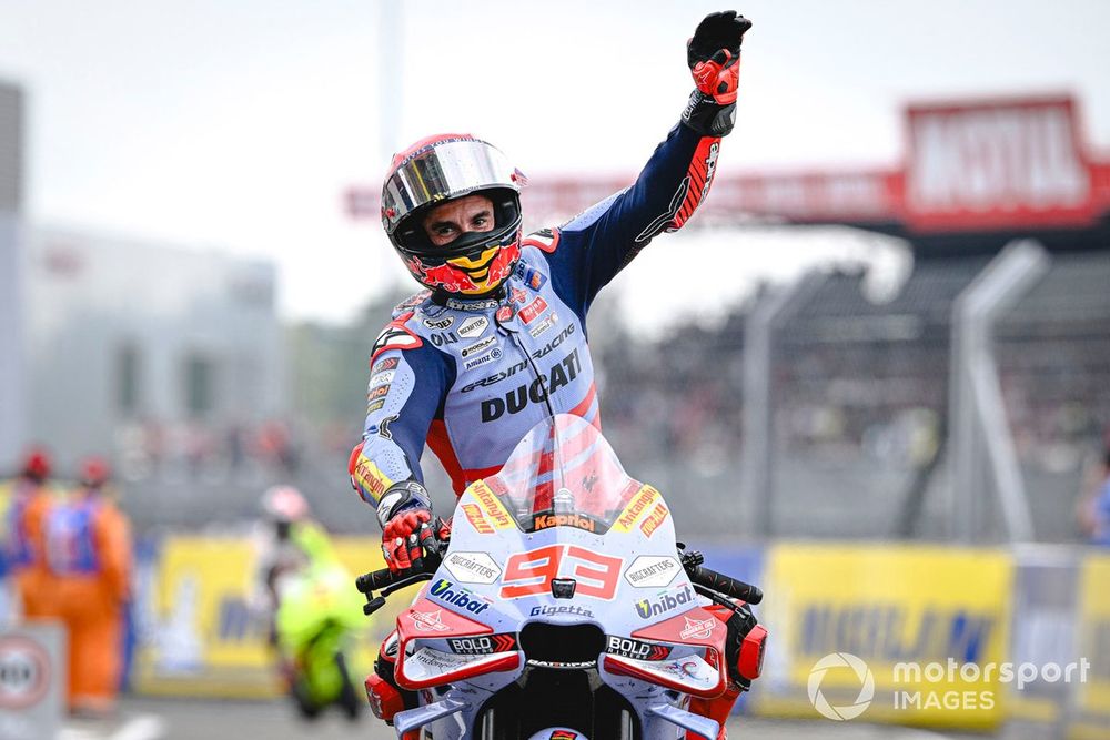Marquez twice came from 13th on the grid to take podiums at Le Mans