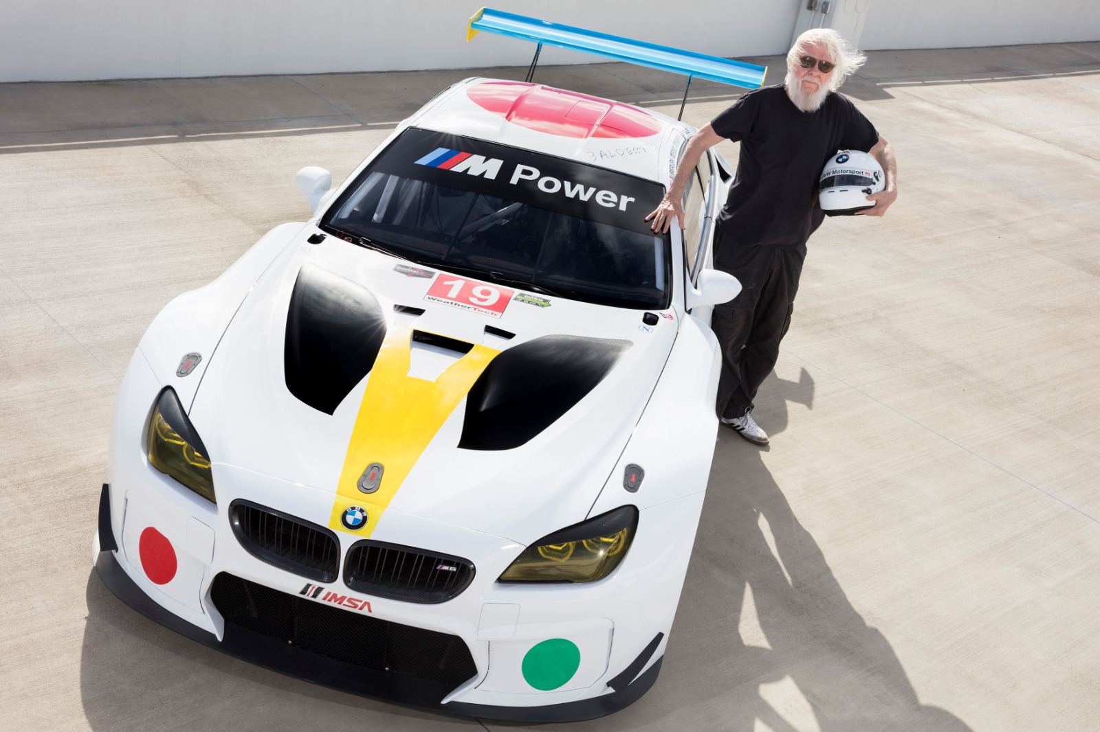 John Baldessari's Art Car #19: a BMW M6 GTLM