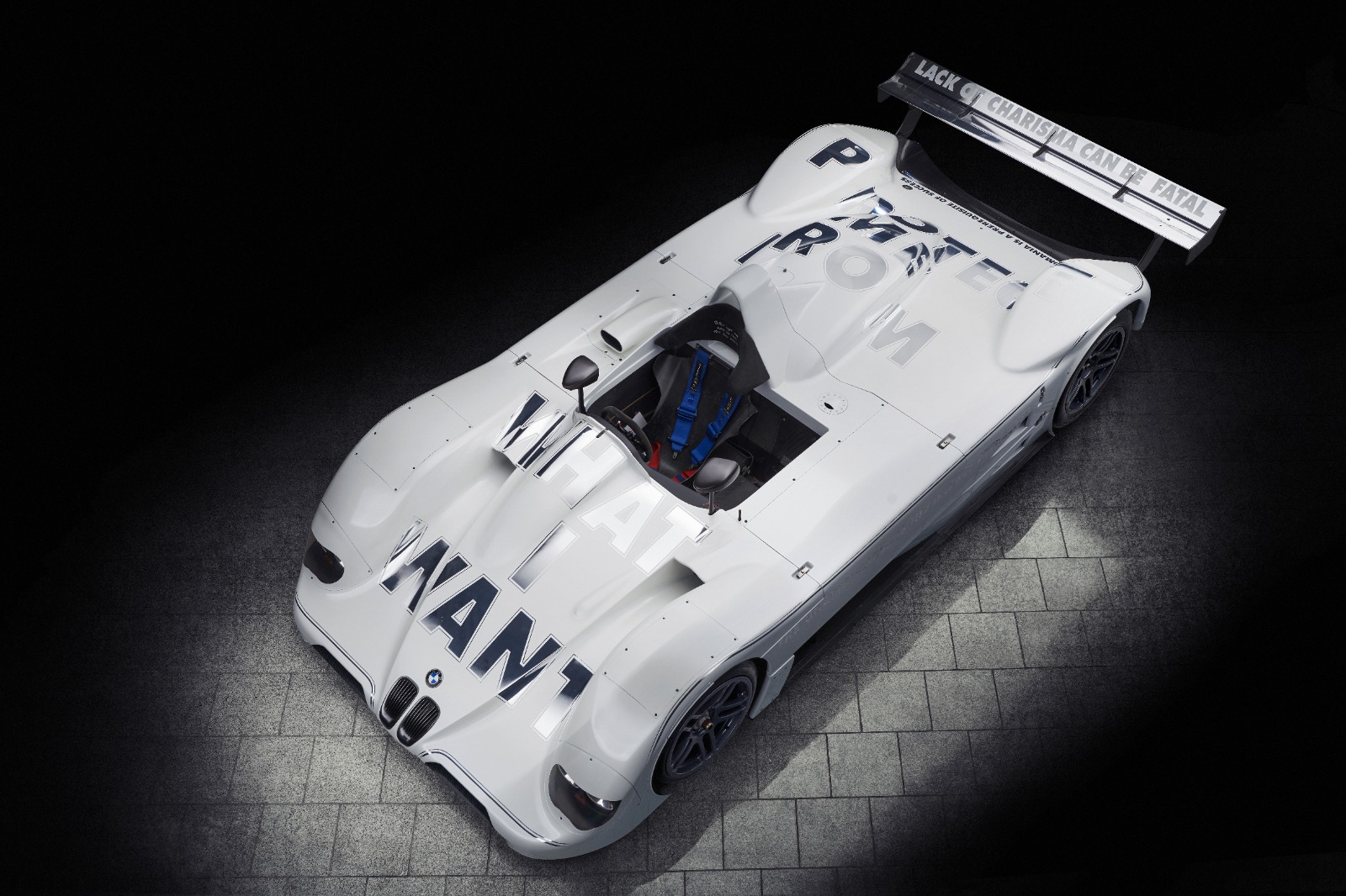 Jenny Holzer's Art Car #15: a BMW V12 LMP