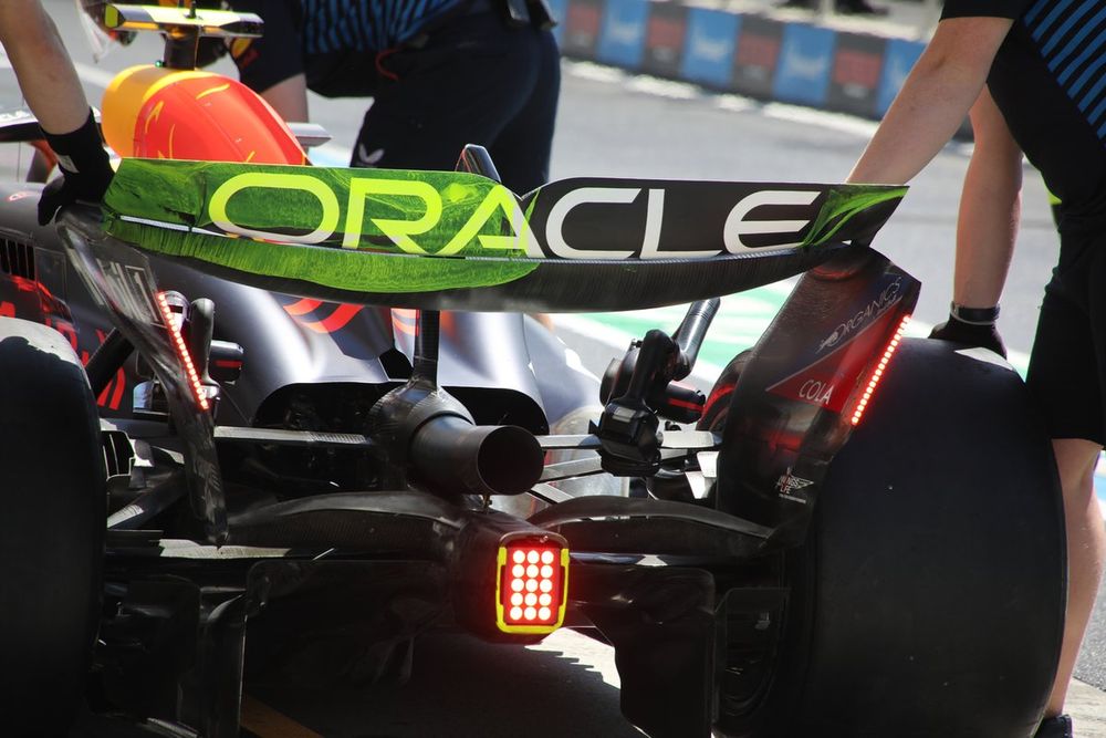 Red Bull Racing RB20 rear detail