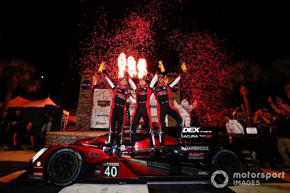 Race winners #40: Wayne Taylor Racing with Andretti, Acura ARX-06, GTP: Jordan Taylor, Louis Deletraz, Colton Herta