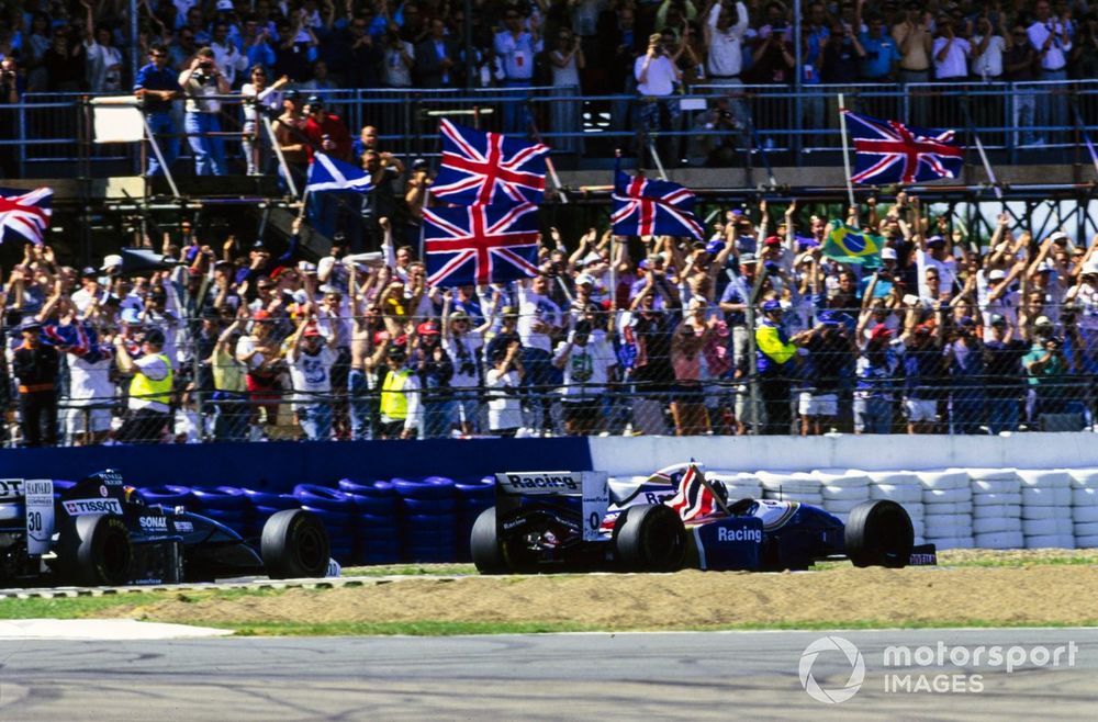 Hill scored the British GP win his father missed out on in 1994