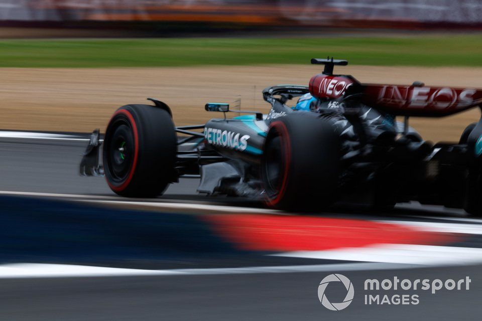 Mercedes ran long on the soft tyres to assess its strategy options for Sunday