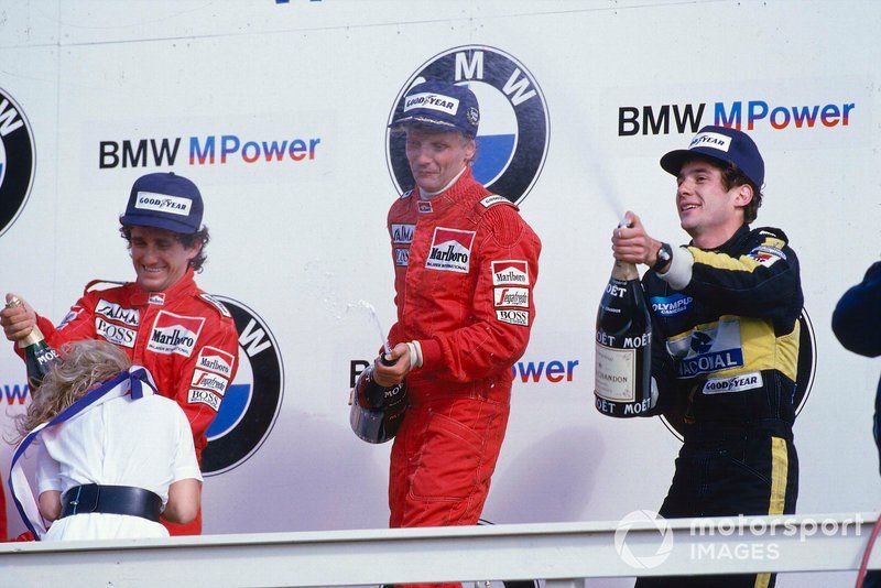 Niki Lauda, McLaren, Alain Prost, McLarne, Ayrton Senna, Lotus