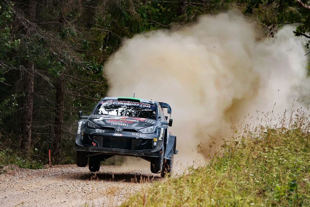 Evans is in a three-way fight for the 2024 WRC title with Hyundai drivers Thierry Neuville and Ott Tanak