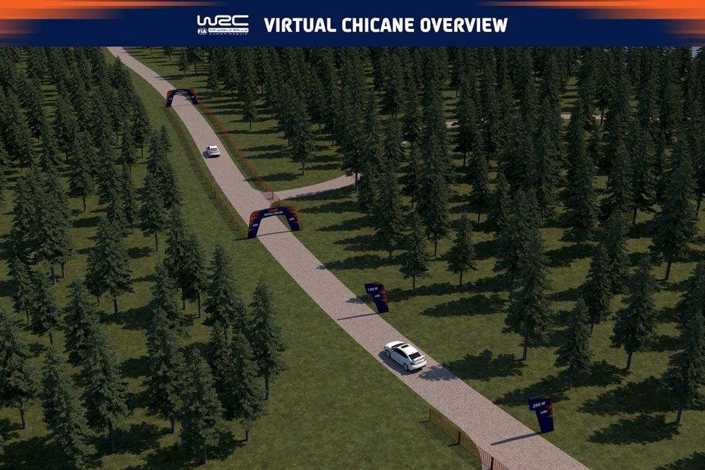 Virtual chicane