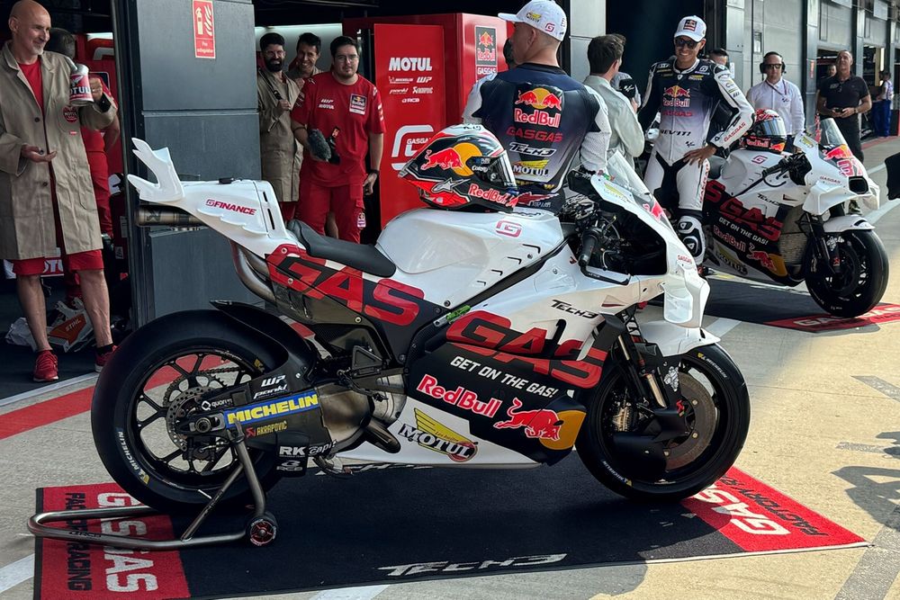 Red Bull GASGAS Tech3 bike livery