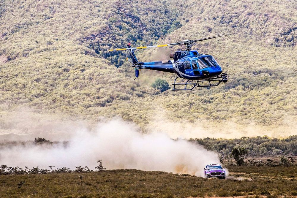 WRC TV helicopter