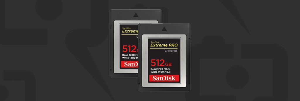 Карта SanDisk Extreme PRO CFexpress емкостью 512 ГБ (2 шт.) 230 долл. США (рег. 320 долл. США)