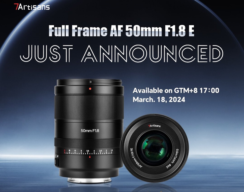 18 марта 7Artisans еще раз представляет AF 50mm F1.8 E 18 марта 7Artisans еще раз представляет AF 50mm F1.8 E