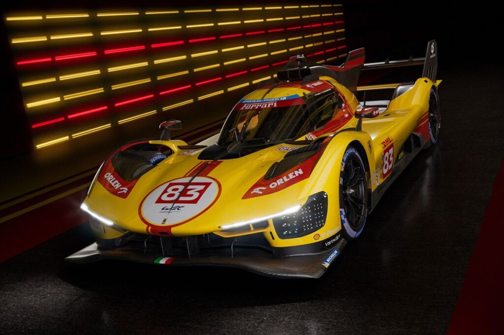 AF Corse goes yellow for third Ferrari Hypercar entry