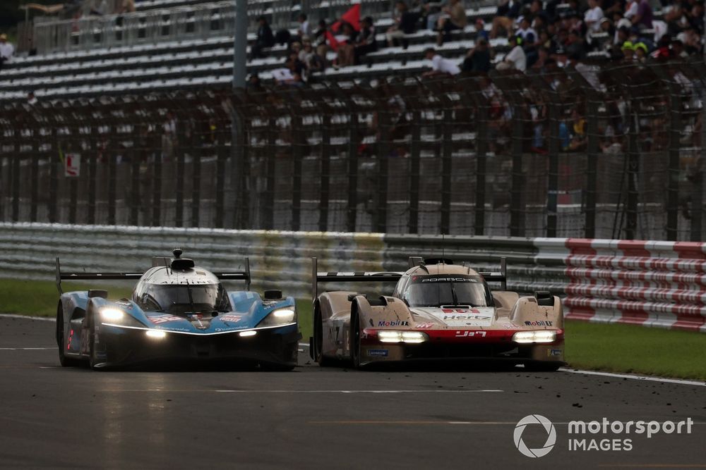 #36 Alpine Endurance Team Alpine A424: Nicolas Lapierre, Mick Schumacher, Matthieu Vaxiviere, #12 Hertz Team Jota Porsche 963: Will Stevens, Callum Ilott, Norman Nato