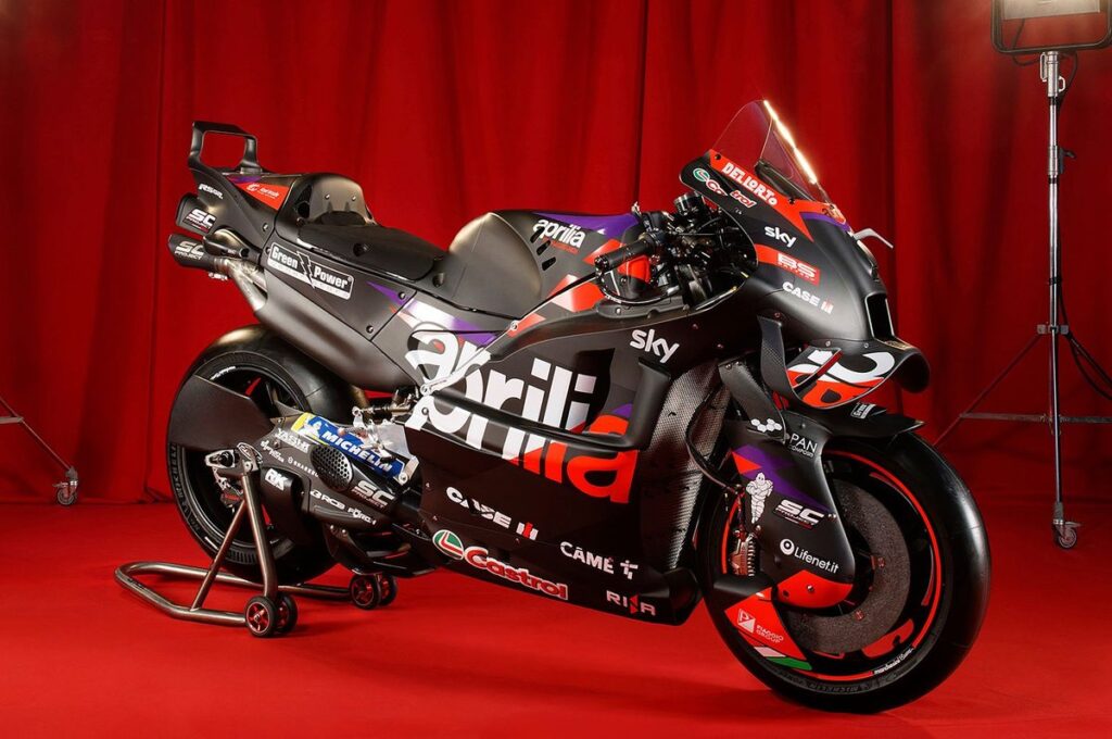 Aprilia reveals its 2024 MotoGP livery Aprilia reveals its 2024 MotoGP livery