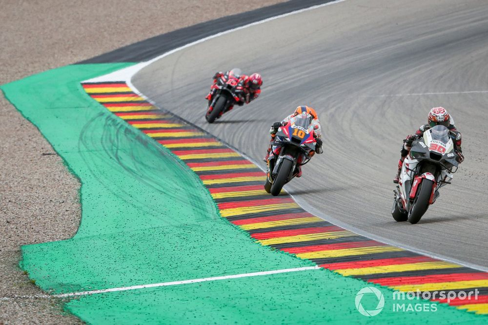 Nakagami gained 12 seconds of race time for Honda compared in a year, but the gap to the front remained the same