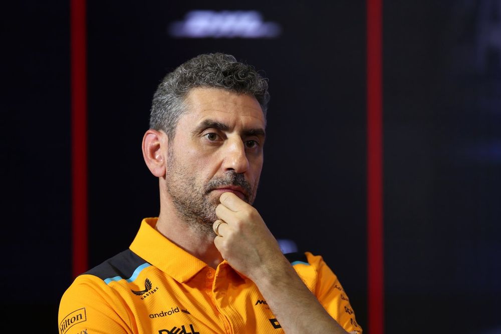 Andrea Stella, Team Principal, McLaren, in the team principals Press Conference