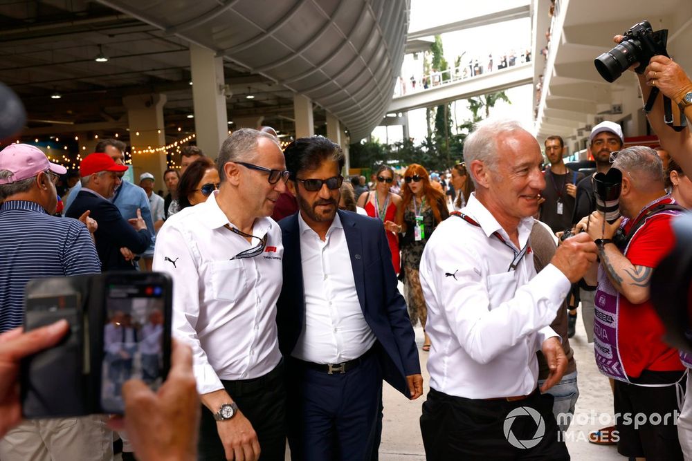 Stefano Domenicali, CEO, Formula One Group, Mohammed Ben Sulayem, President, FIA 