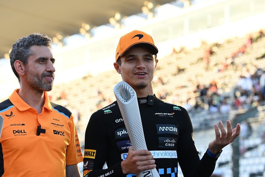 Norris “stands together” with F1 greats as world champion material Norris “stands together” with F1 greats as world champion material