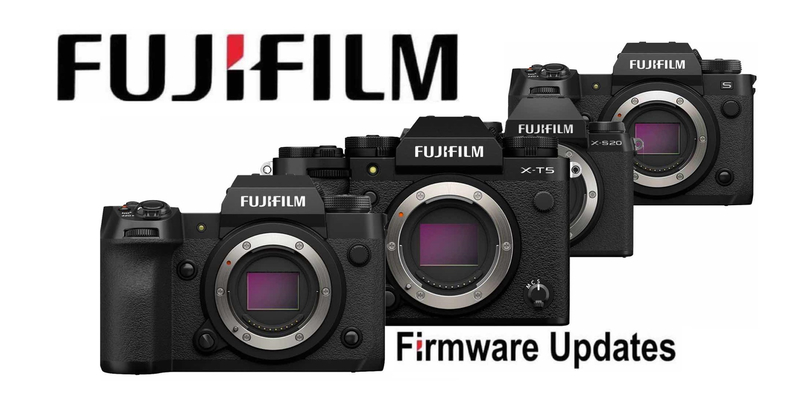 Fujifilm объявляет об обновлении прошивок X-T5, X-H2, X-H2S и X-S20