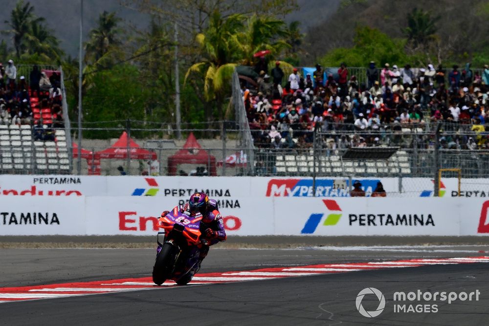 Martin's crash in the Indonesian sprint race once again opened up the title fight with Bagnaia