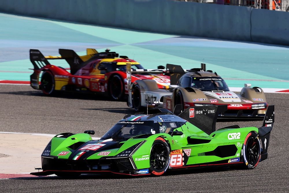 #63 Lamborghini Iron Lynx Lamborghini SC63: Mirko Bortolotti, Edoardo Mortara, Daniil Kvyat